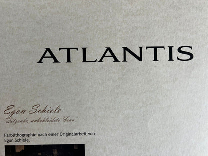 Egon Schiele Lithograph From An Painting