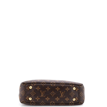 Louis Vuitton Pallas Tote Monogram Canvas With Leather Bb