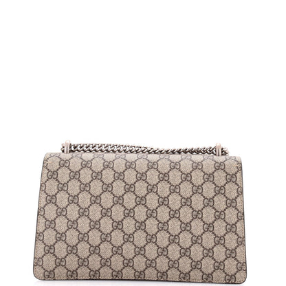 Gucci Dionysus Bag Embroidered Gg Coated Canvas With Python Small