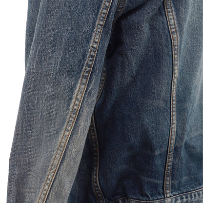 Balenciaga Women'S Logo Oversized Jacket Denim