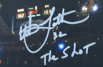 Christian Laettner Duke Signed/Inscribed 16X20 Photo Psa/Dna 165229