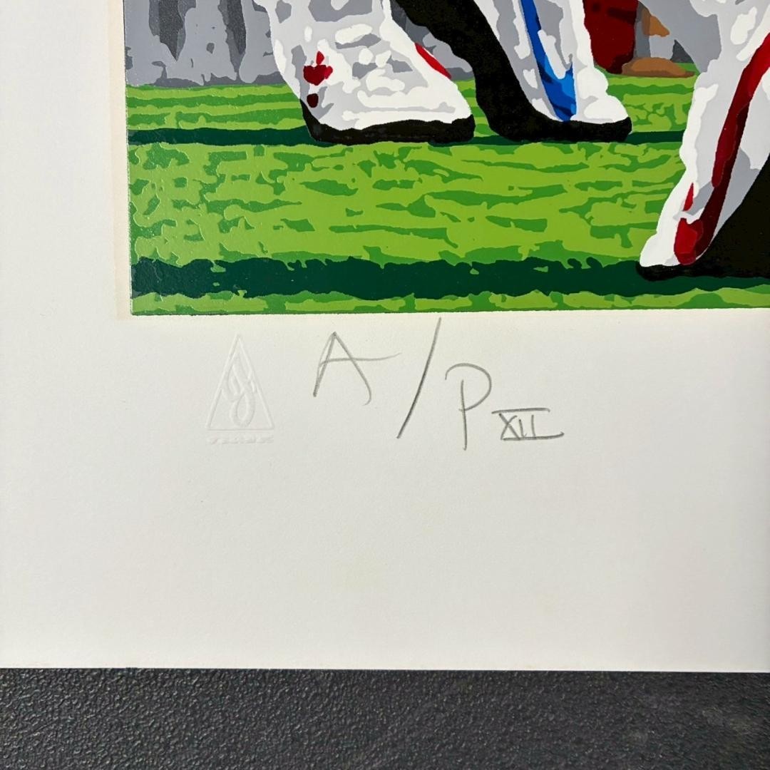 Rick Rush "American Football" Original Serigraph