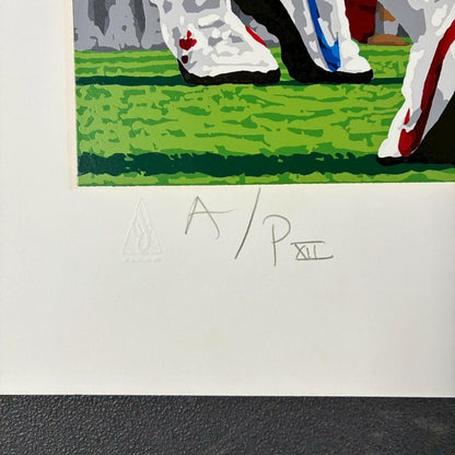 Rick Rush "American Football" Original Serigraph