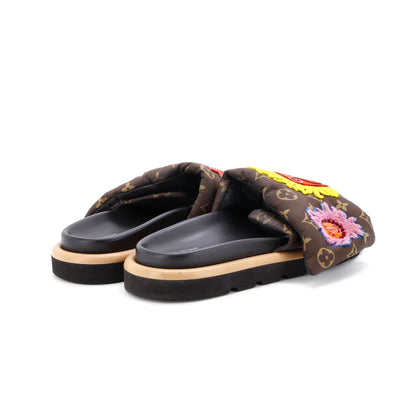 Louis Vuitton Women'S Pool Pillow Comfort Mule Sandals Yayoi Kusama Faces