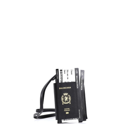 Balenciaga Passport Phone Holder Printed Leather