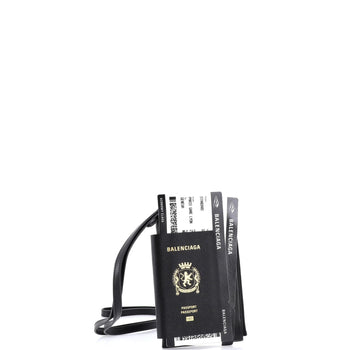 Balenciaga Passport Phone Holder Printed Leather