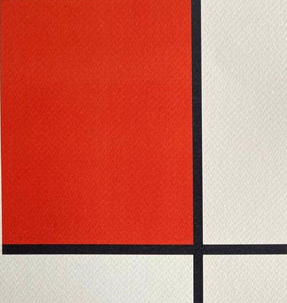 Piet Mondrian Lithograph Certified Numbered Coa