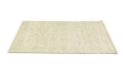 4X6 Ft Transitional Oriental Rug Floral Design