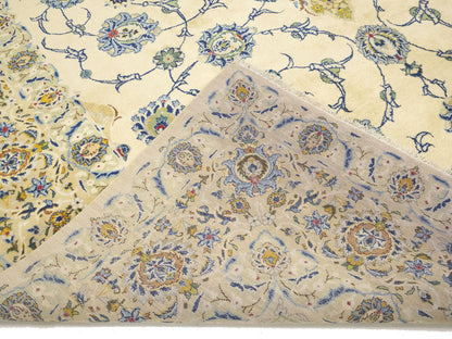Semi-Antique Vintage Signed Handmade Wool Rug