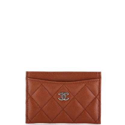Chanel Classic Card Holder Quilted Caviar