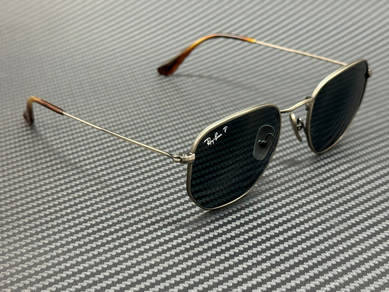 RAY BAN RB8148 9208T0 Gunmetal Blue Polarized Titanium Unisex 51 mm Sunglasses