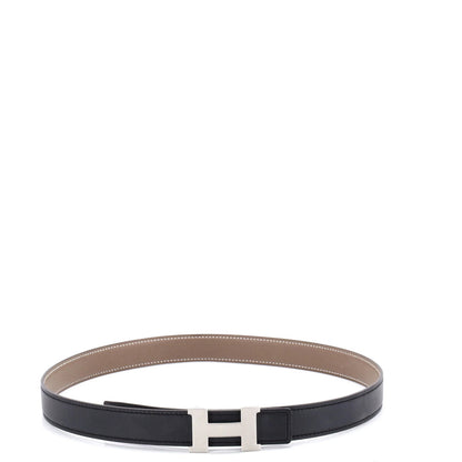 Hermes Constance Reversible Belt Leather With Guilloche Hardware Thin