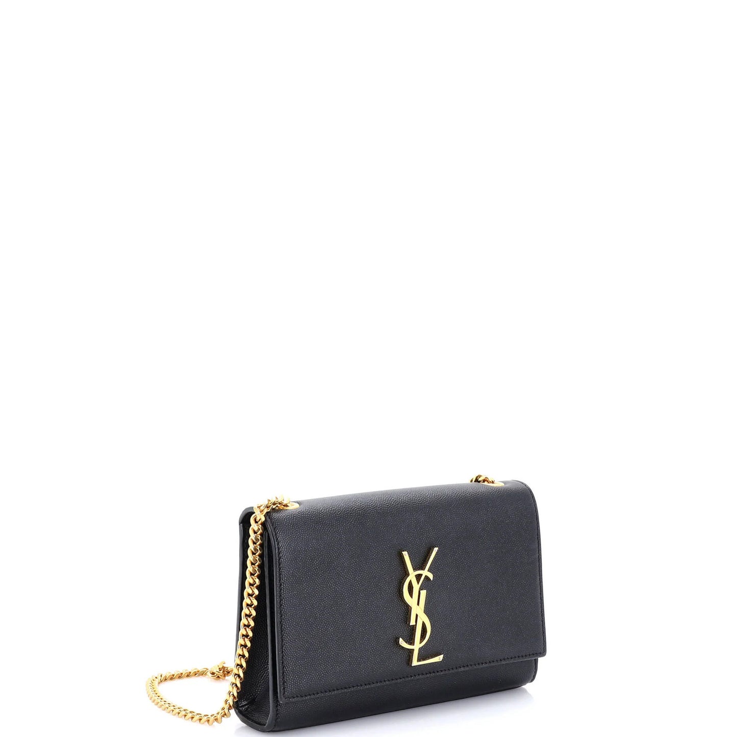 Saint Laurent Classic Monogram Crossbody Bag Grainy Leather Small