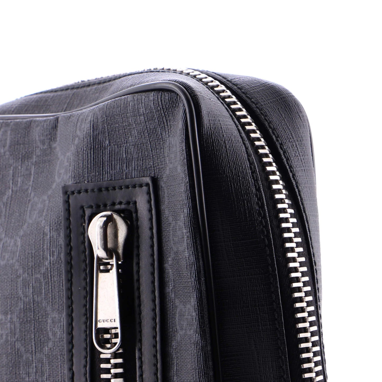 Gucci Soft Zip Sling Bag Gg Coated Canvas Small