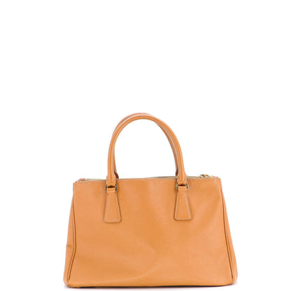 Prada Double Zip Lux Tote Saffiano Leather Small