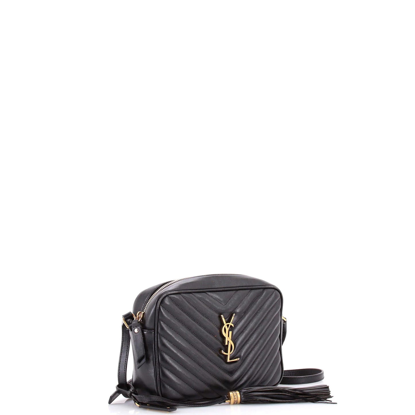 Saint Laurent Lou Camera Bag Matelasse Chevron Leather Small