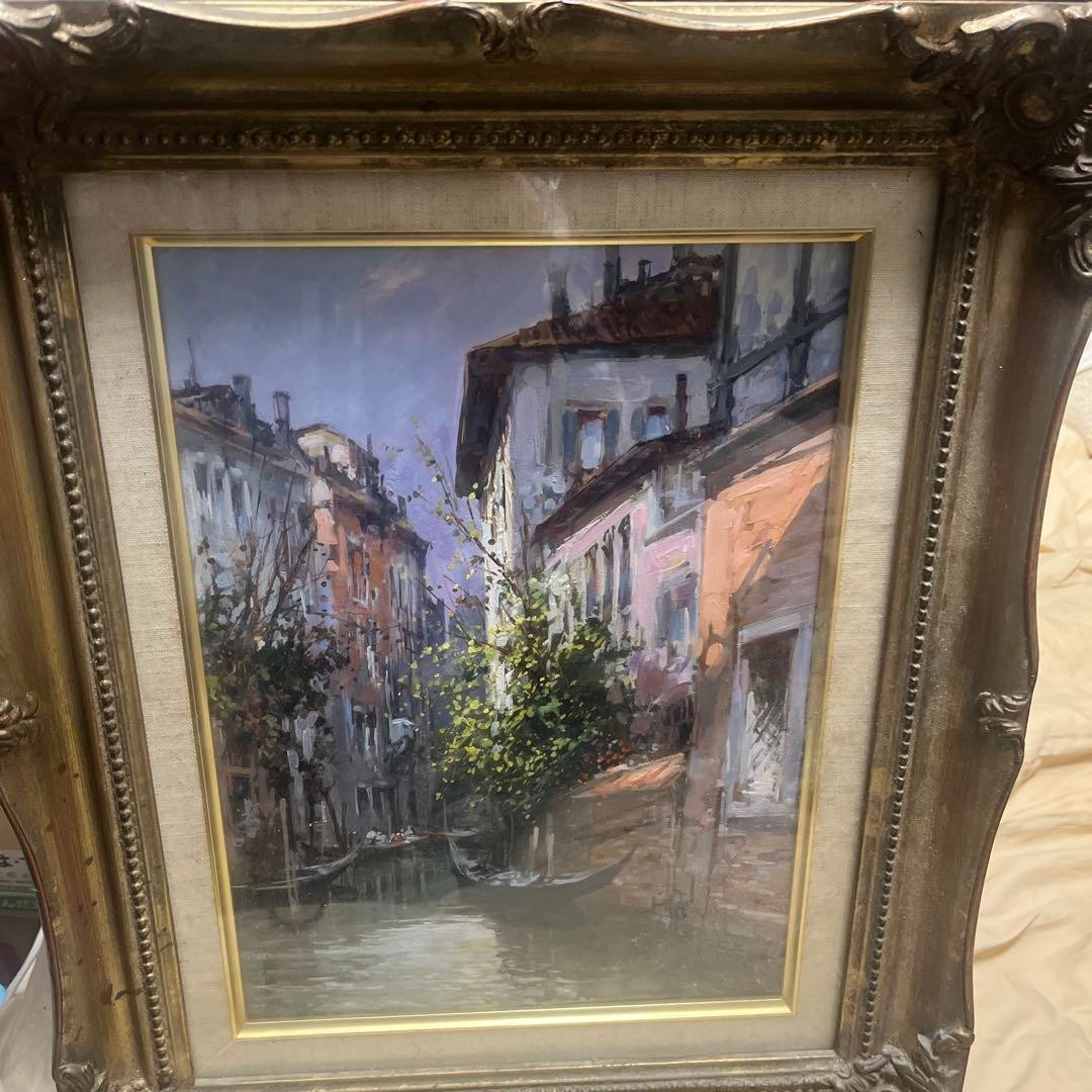 Claudio Simonetti Original Oil Painting Venice Canal F4 Signed Italian Artist