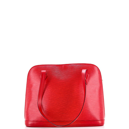 Louis Vuitton Lussac Handbag Epi Leather