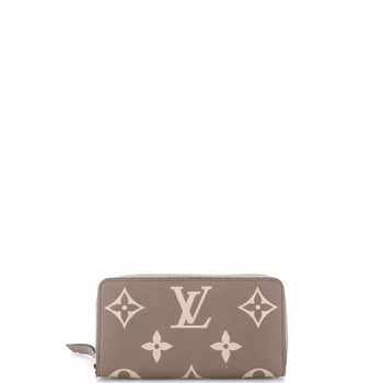 Louis Vuitton Zippy Wallet Bicolor Monogram Empreinte Giant
