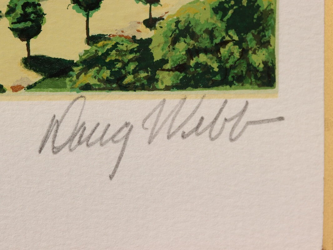 Doug Webb Signed Original Serigraph Screenprint Framed Limited 200