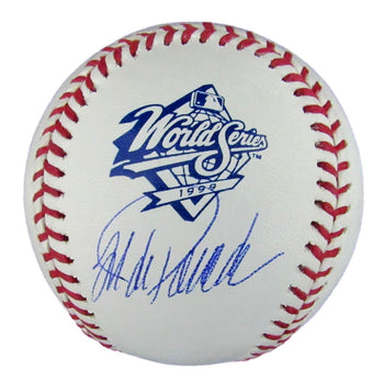 Jorge Posada Autographed 1999 World Series Baseball Ny Yankees Beckett 176898