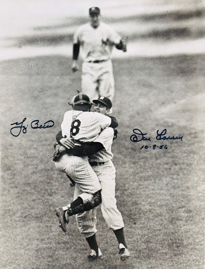 Don Larsen & Yogi Berra Autographed 11X14 Photo (Berra Ltd)