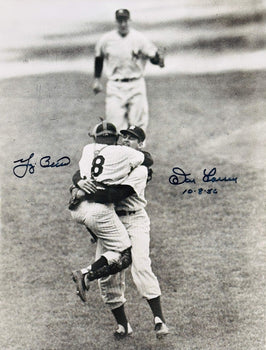 Don Larsen & Yogi Berra Autographed 11X14 Photo (Berra Ltd)