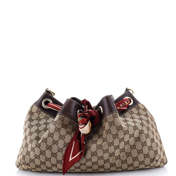 Gucci Positano Tote Gg Canvas Large