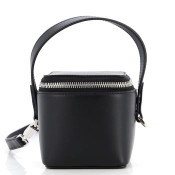 Salvatore Ferragamo Gancicni Top Handle Vanity Case Leather Micro