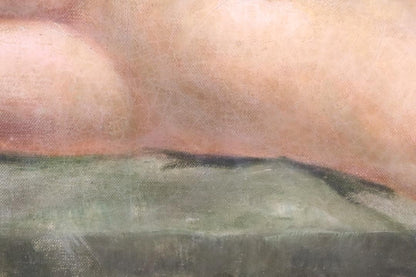 Tienne Kirevsky Reclining Nude Original Oil Painting C.1900 / Harbin Exhibit