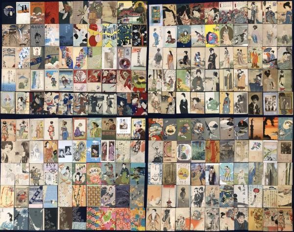 200pc Vintage Japanese Graphic Design Scrapbook Pre war Showa Era Ephemera