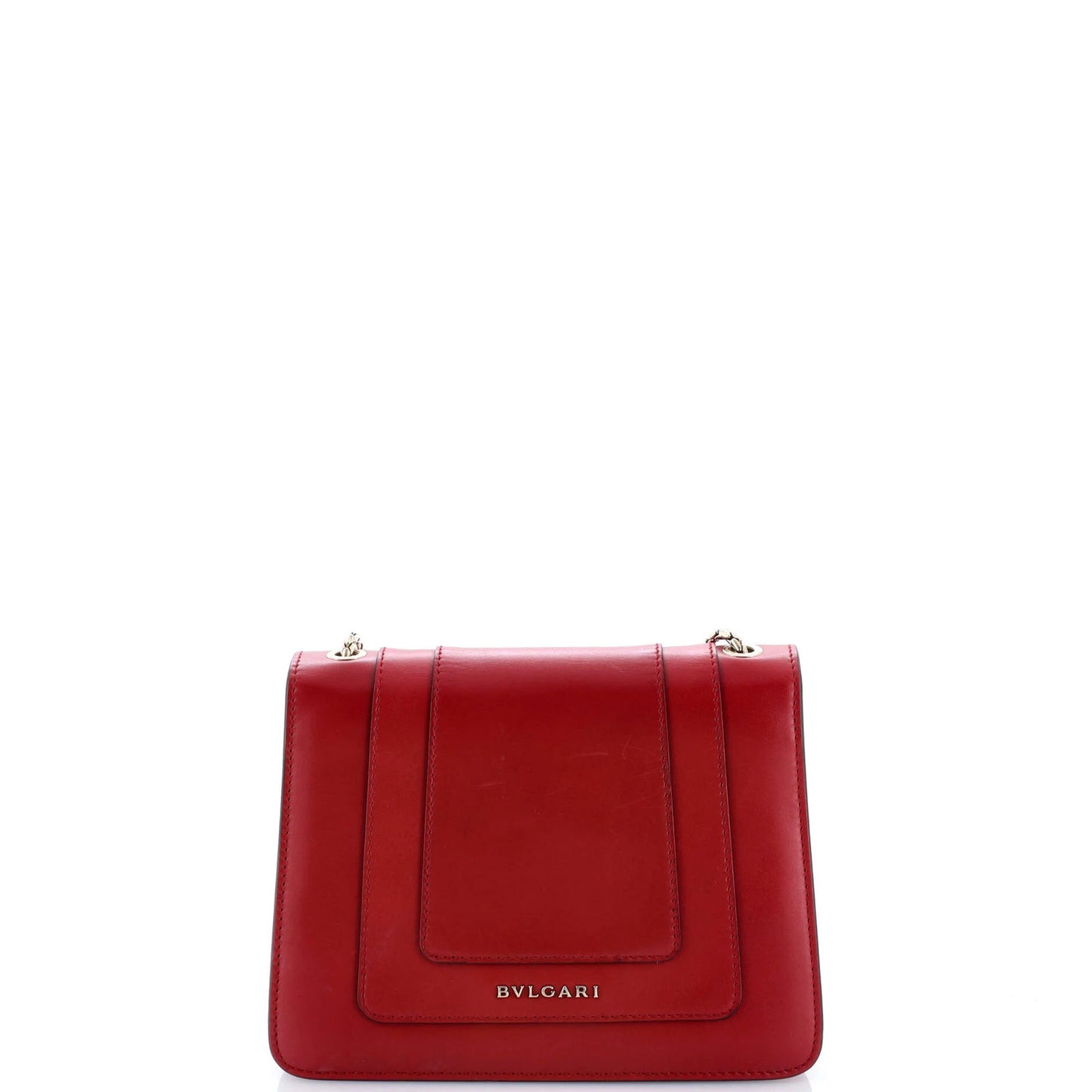 Bvlgari Serpenti Forever Square Shoulder Bag Leather Small