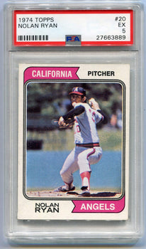 Nolan Ryan 1974 Topps Card Psa Graded 5