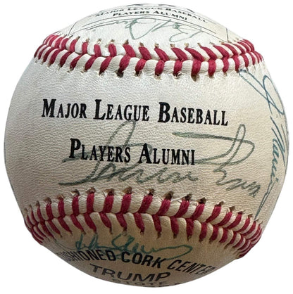 Major League Baseball Players Alumni Muti Signed Autographed Ball