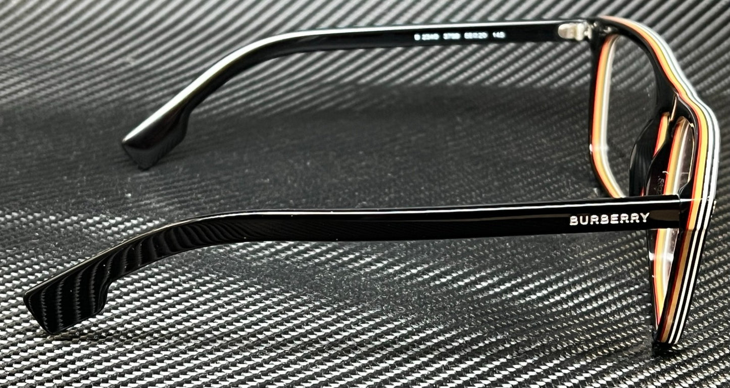 BURBERRY BE2340 3798 Black Men's Square 56 mm Eyeglasses