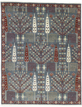 Handmade Chobi Oriental Rug Floral Tree Of Life