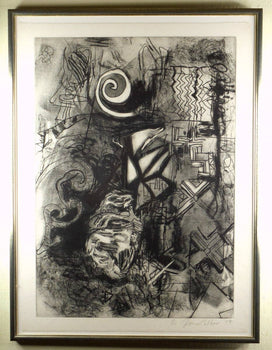 Terence La Noue 1987 Original Etching Aquatint Engraving Ed10 Singed Framed