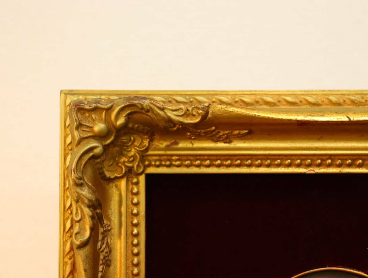 Kpm Berlin Porcelain Plaque Painting - Woman Beauty In Pearl Engraved Framed