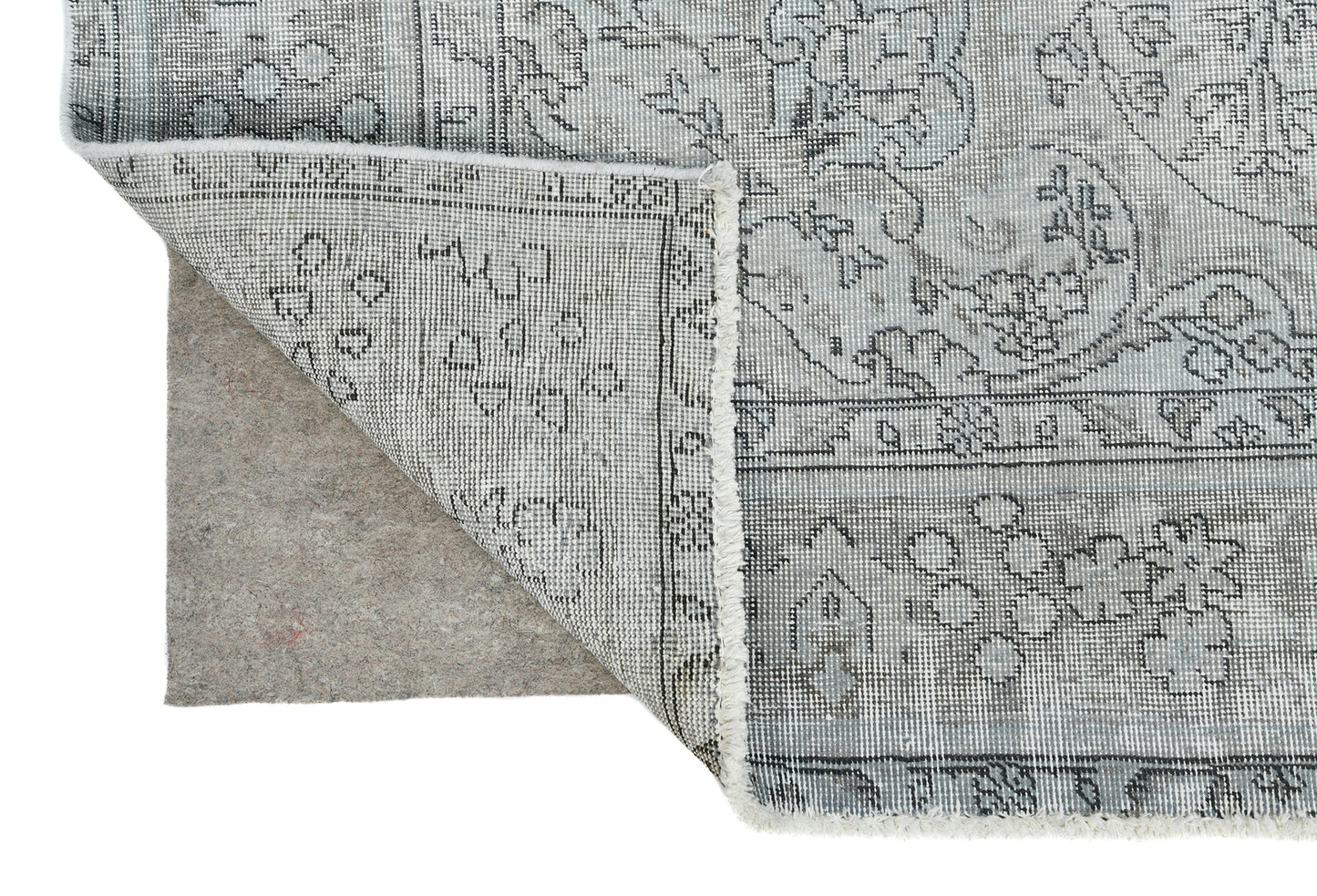 6'7X9 ft Antique Overdyed Distressed Vintage