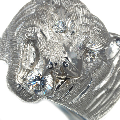 Diamond 0.48Ct Tiger Ring 50G 900 Platinum