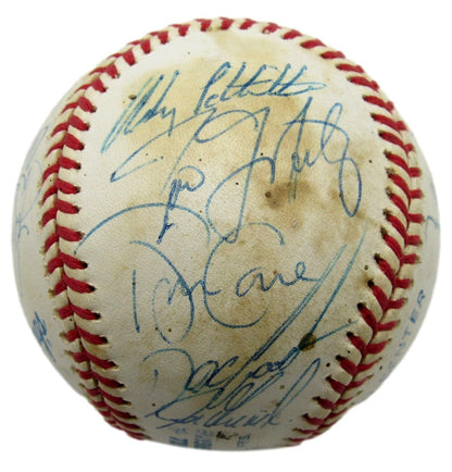 1997 New York Yankees Team-Signed by (21) OAL Baseball PSA/ DNA 209924