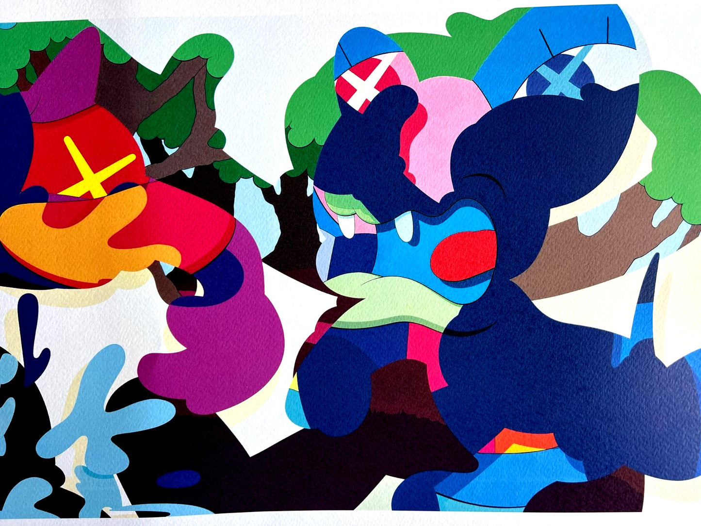 Kaws Lithograph Coa Numbered Limited Certified (Mori Museum)