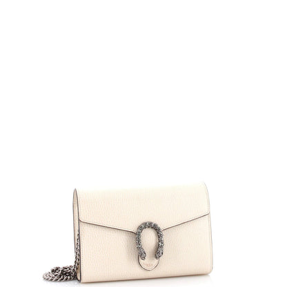 Gucci Dionysus Chain Wallet Leather With Embellished Detail Small