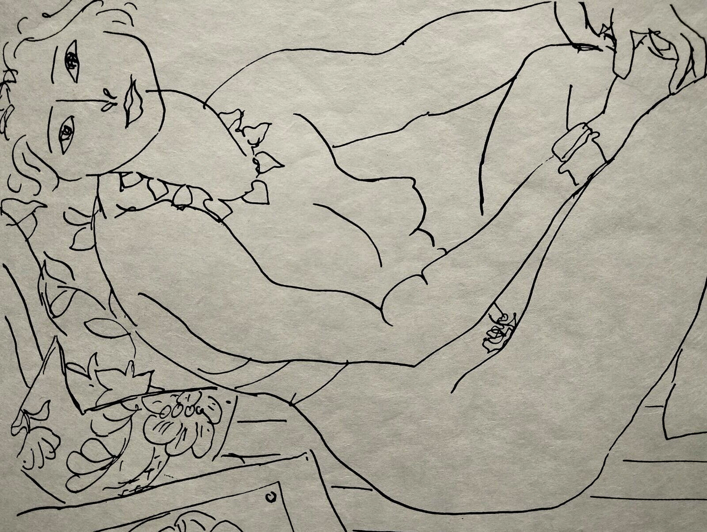 Henri Matisse Lithograph 1960 Coa Signed Contract Hand Numbered