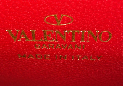 Valentino Garavani Rockstud Alcove Flip Lock Top Handle Bag Leather Small