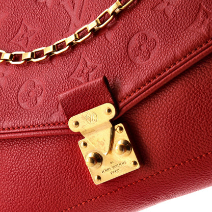 Louis Vuitton Saint Germain Handbag Monogram Empreinte Leather Pm