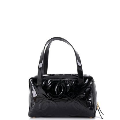 Chanel Triple Cc Tote Patent Medium