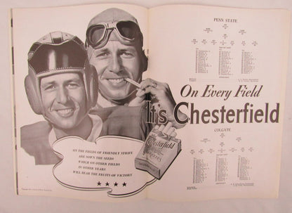 1943 Penn State Nittany Lions Vs. Colgate College Football Program 137556