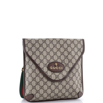 Gucci Neo Vintage Envelope Messenger Gg Coated Canvas Medium