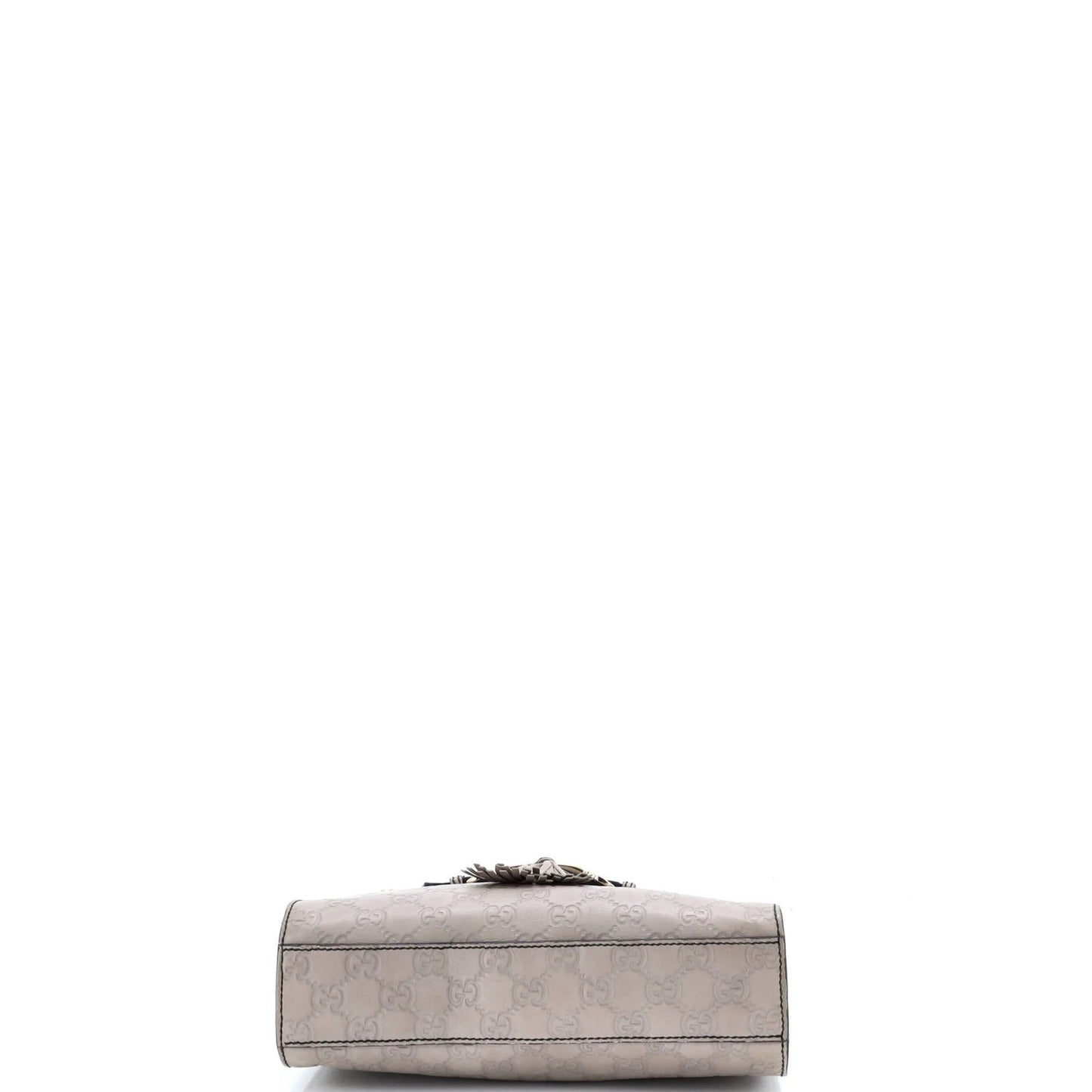 Gucci Emily Chain Flap Shoulder Bag Guccissima Leather Small